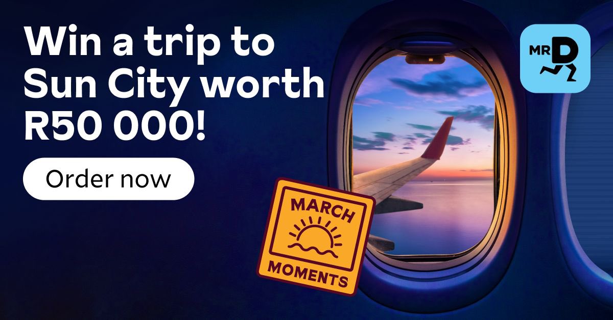I know it’s only March but boy the student in me is already fed up and needs a vacation. 😭 

If you’re just like me, you can win a trip to Sun City thanks to MrD! Just ✨order 4 times this month alone✨ to enter! #MarchMoments