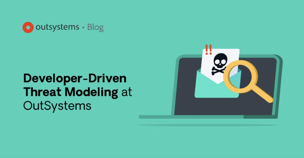 manishcse95's tweet image. In this article, #OutSystems Security Architect Rui Covelo shares the bumpy but invaluable ride that was embracing threat modeling at OutSystems and a few pieces of advice for those on the same journey. #OutSystemsPartner outs.so/24F4D2