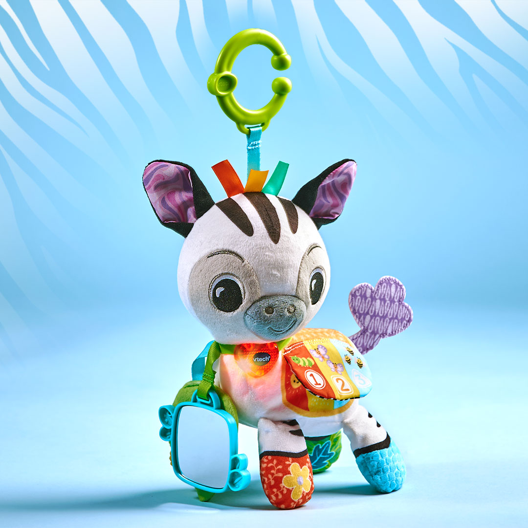 Soft little zebra is the perfect friend for little ones to take on-the-go! 🦓