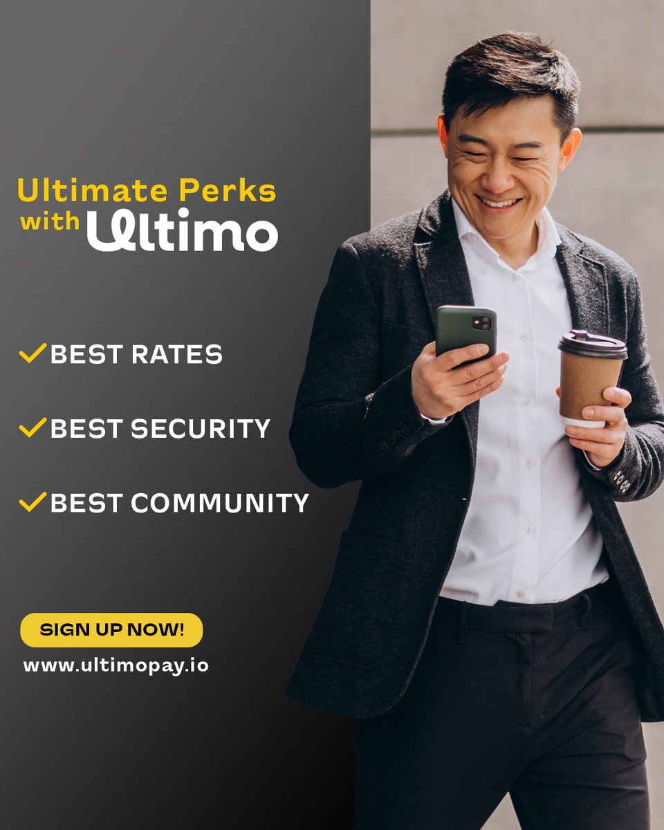 ultimoPay's tweet photo. Whoever said you couldn't have it all doesn't have an #UltimoPay account. Enjoy a world of bests with very low account opening fees, top-tier tech security partners, and great people! Check the link in our bio to join our active online communities. #offshorebank #finance #crypto https://t.co/4KKdYM4S8L