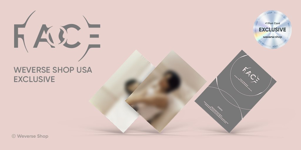 BTS ジミン FACE weverse USA exclusive BTS ジミン FACE weverse USA exclusive