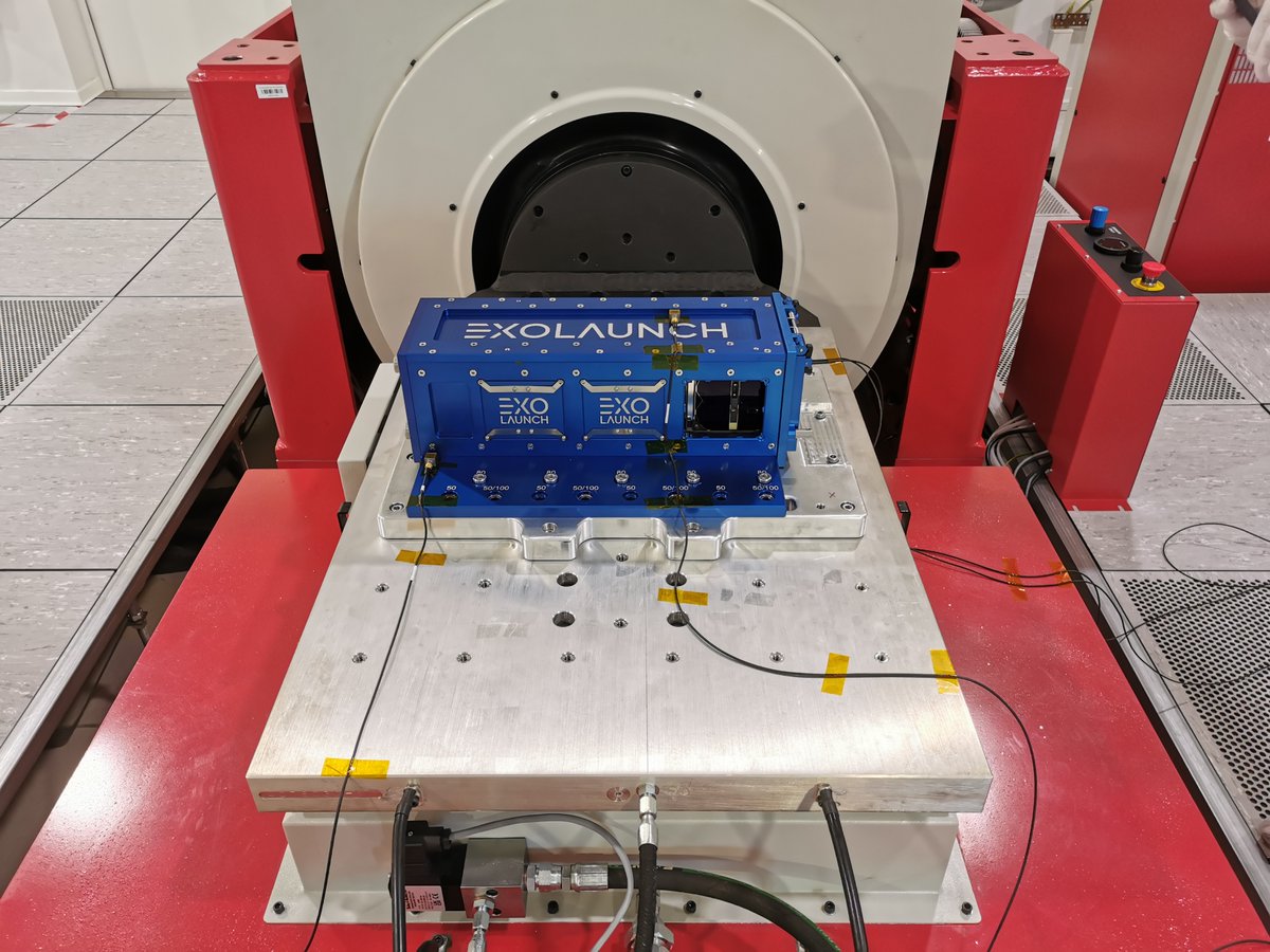 csumontpellier's tweet photo. #DJIBOUTI-1A, the first Djiboutian #satellite, entirely made by Djiboutian #technicians and #engineers coached by #CSUM staff has successfully passed the vibration tests with the @EXOLAUNCH #exopod! Launch: June 10th on @SpaceX #Falcon9 from #California! @sgmensur #spaceInAfrica https://t.co/p8UJlSbhHC
