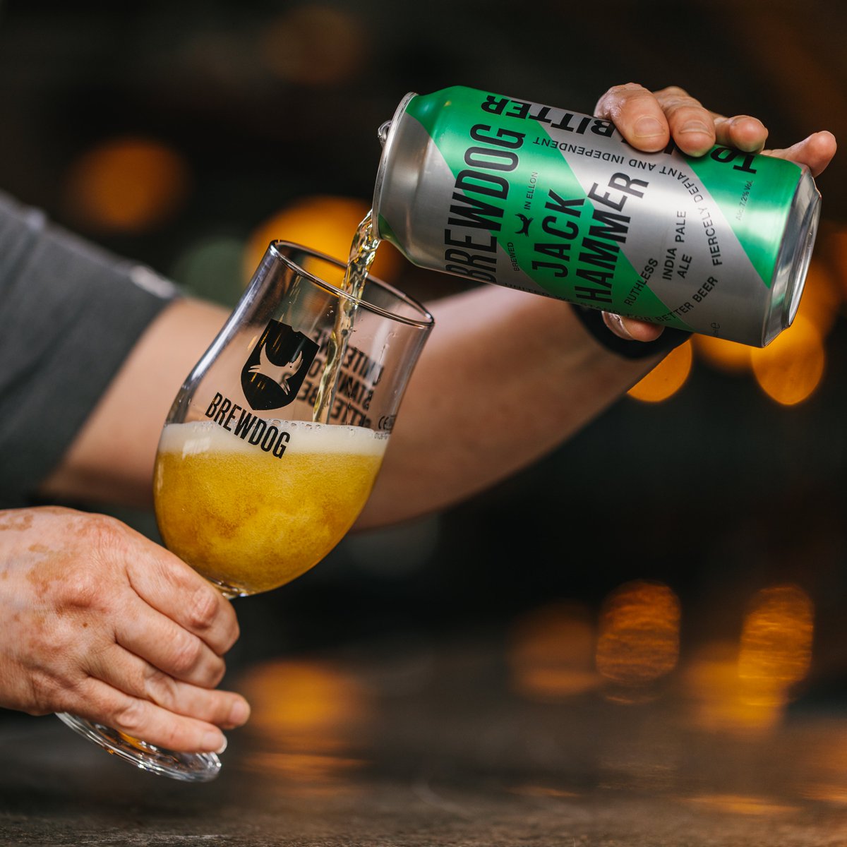 BrewDog's tweet photo. Jack. Is. Back. 

We took our 7.2% West Coast IPA, and double dry hopped it. Ruthlessly bitter, it leaves nothing behind, with upfront pithy grapefruit and in your face tart citrus.

Straight out of tank to can within 24 hours. It’s fresh out the door.

https://t.co/ZHz4lpk4ip https://t.co/TwUsZFcHzx
