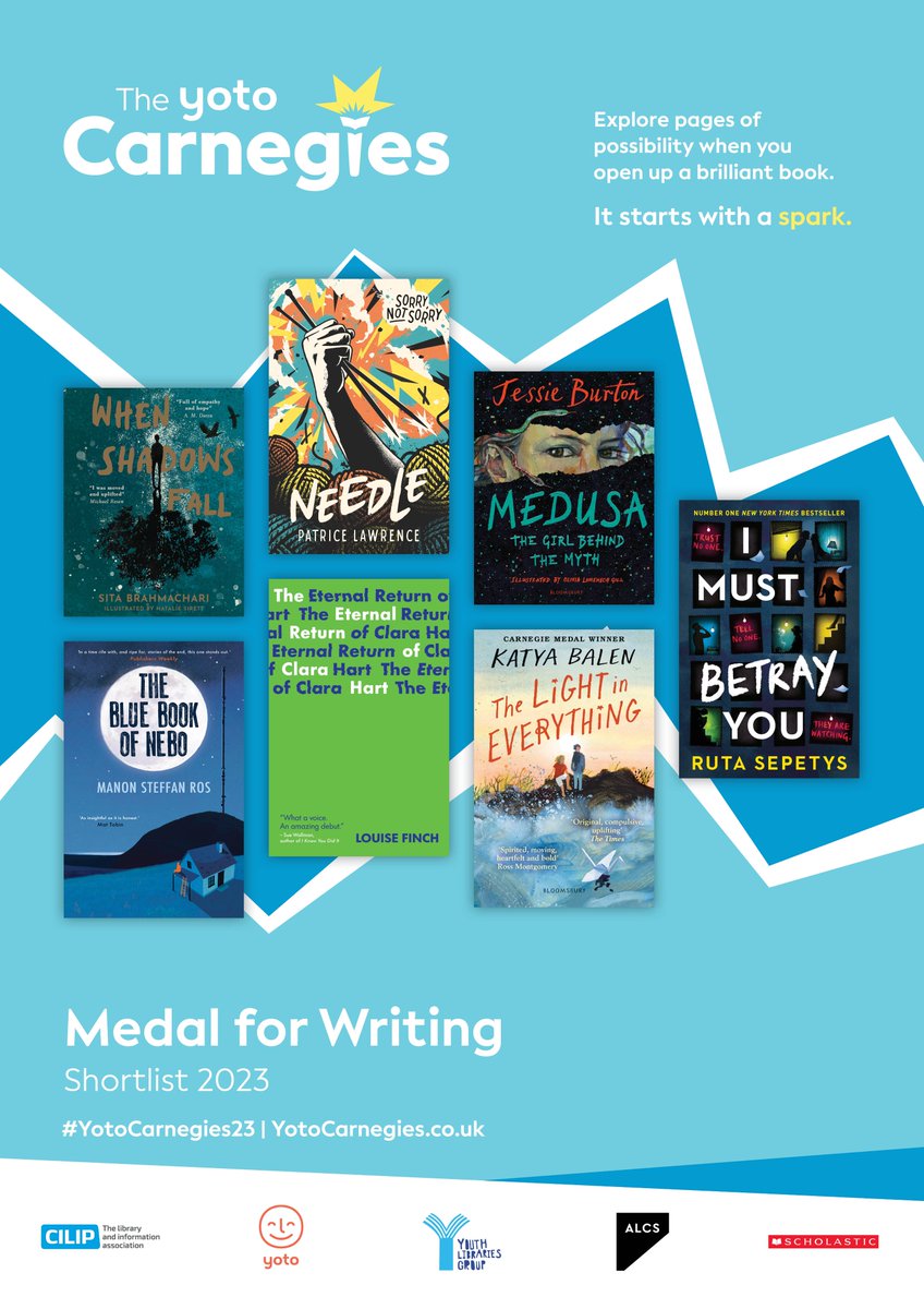 WycliffeLibrary's tweet photo. #YotoCarnegie2023 shortlist titles announced today. Pick up your copy from the library soon. More on order! Looking forward to sharing these titles with Wycliffe Readers Book Club on Wednesdays. https://t.co/lG5MnNzumq