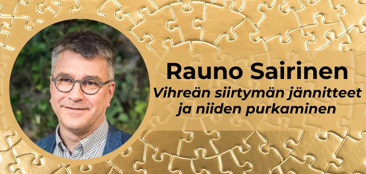 Ympäristöpolitiikan professori @RaunoSairinen / <a href="/UniEastFinland/">University of Eastern Finland</a>  avaa vihreän siirtymän ja kestävyysmurroksen ydintä. Tärkeintä on, että ymmärremme muuttaa ajattelua, rakenteita, kulttuuria, käytäntöjä ja toimintatapoja.
#KiertotaloudellaKilpailukykyä #HiilineutraaliPohjoisSavo