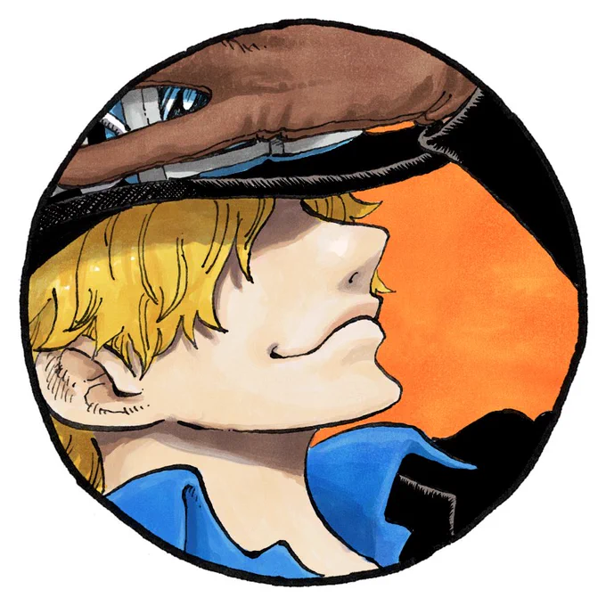 【2023年通しアイコン企画】No.10サボ(※アイコンに使う際はプロフィールに私の紹介文の記載をお願いします) 