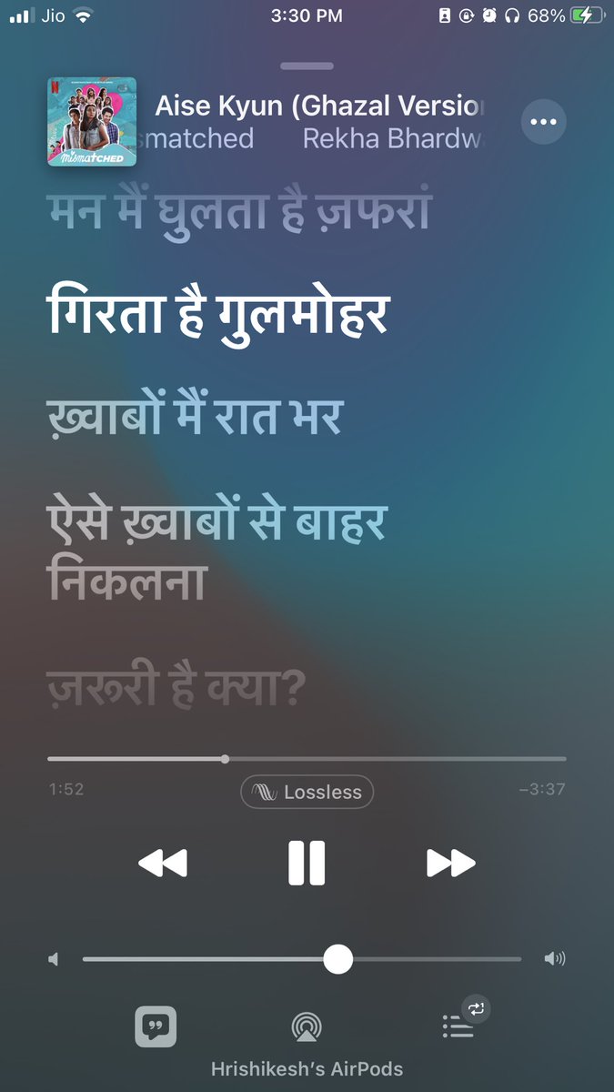 hrishiD's tweet photo. Thanks @rekha_bhardwaj for this addictive song https://t.co/7Y4PVOWj1S