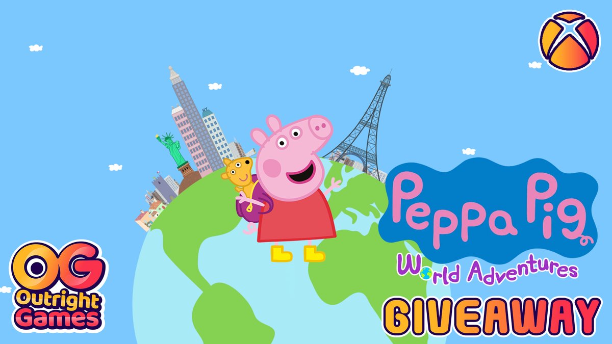 BloodyGoodRev's tweet photo. GIVEAWAY | Peppa Pig World Adventures for Xbox!

How to enter:
❤️ follow me &amp; @Outright_Games 
🔁 like &amp; RT
💬 reply with #PeppaPigWorldAdventures and which location you'd want to visit first (see below for some examples)

Winner drawn on Sunday! https://t.co/gipS9Tu4CY