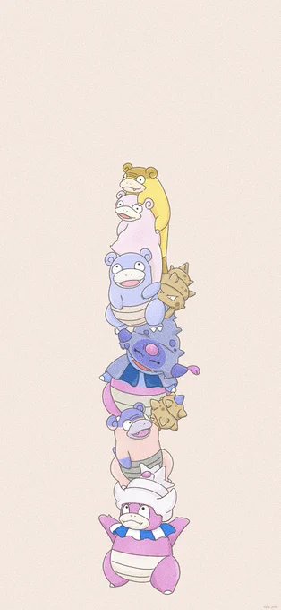 コミュデイに向けてヤドちゃん達てんこ盛り𓂃𓈒𓏸皆様に素敵なヤドちゃん達との出会いがありますように 待ち受けsizeなのでコミュデイの後も気分でぜひロック画面や待ち受けに使ってください(˶ ¨̮ ˶)#ポケモンGO 