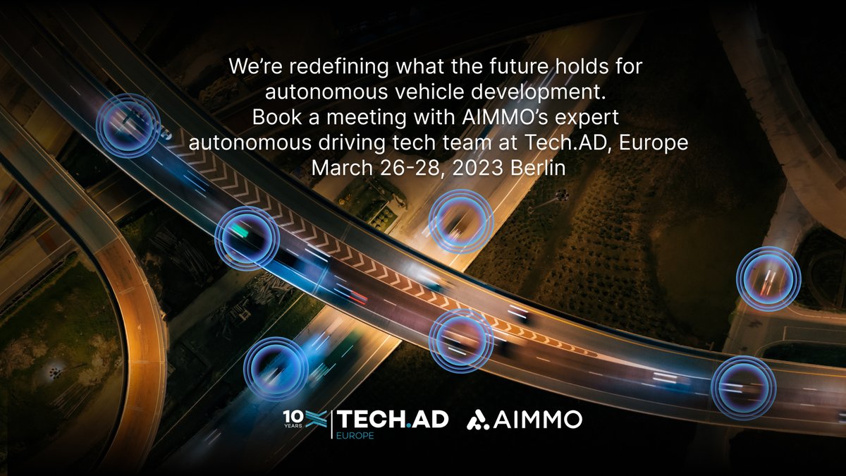 CoAimmo's tweet photo. Want to commercialise your #autonomousdriving technology faster? 📆 Book a meeting with our autonomous driving data experts at #TechADEurope via https://t.co/2XLD8lhmXj. We’re redefining what the future holds for #autonomousvehicle development. Meet the team at Stand 8📍 https://t.co/RM9YILZaOI