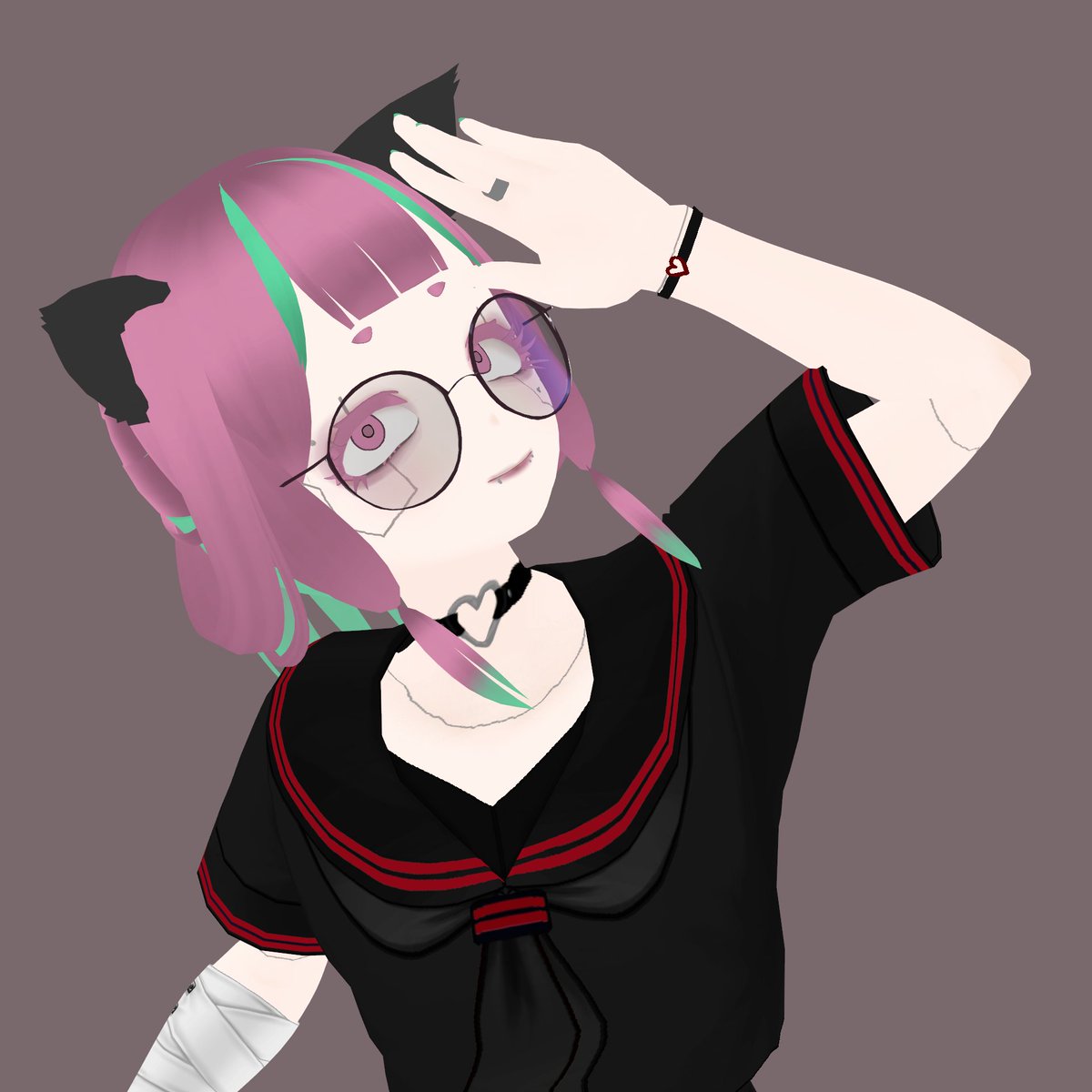 5NWWXJlCurib9K3's tweet photo. みんな手首にヘアゴムしてたよな~という思い出
#VRoid #VRoiStudio #VRoidファッション https://t.co/Ld52qiu7Rm