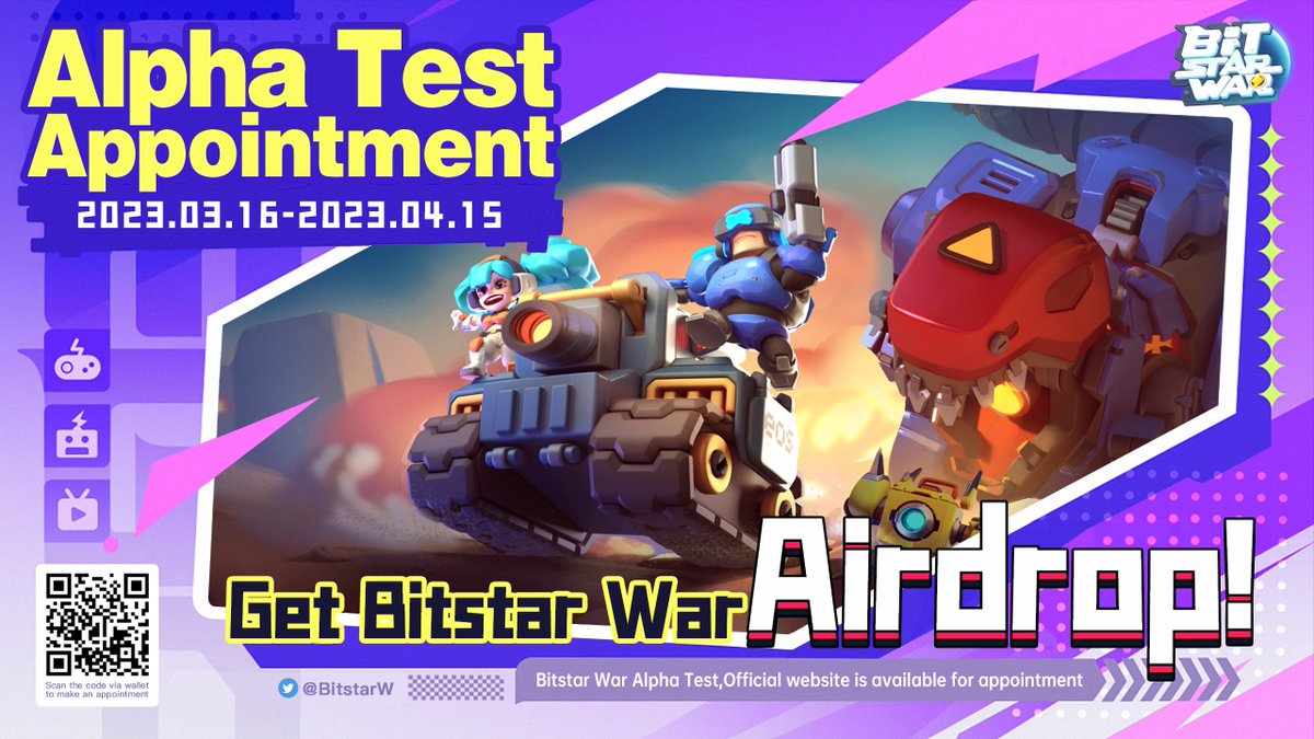#Commander
#BitstarWar ALPHA Launch will start on April 17, 2023 with only 500💂‍♂️ slots on the #Whitelist .

🔥Make sure to make the completion today for a chance to be selected for this rare opportunity!

Get here↙️:
bitstarwar.io/alphaTest
