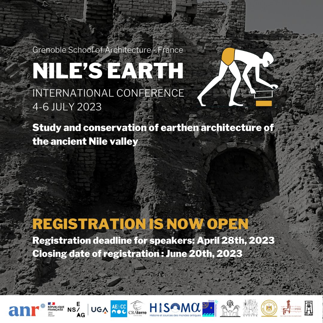 [SAVE THE DATE] Les inscriptions pour Nile’s Earth International Conference sont désormais ouvertes : nilesearth2023.sciencesconf.org/resource/page/… 

 Deadline conférenciers : 28 avril 
 Deadline  participants : 20 juin 

CONSULTER LE PRE-PROGRAMME : nilesearth2023.sciencesconf.org/resource/page/…