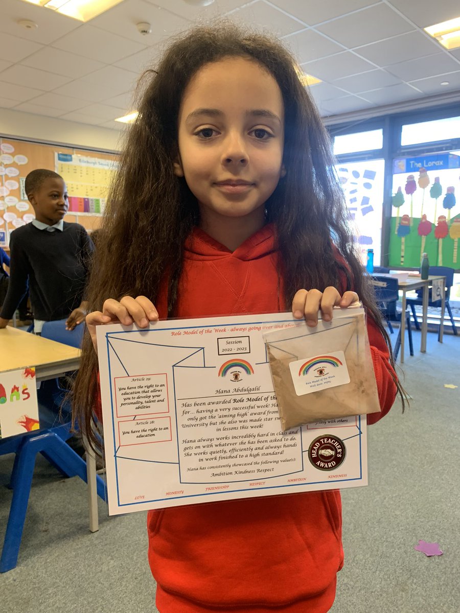 A fantastic role model this week ⭐️