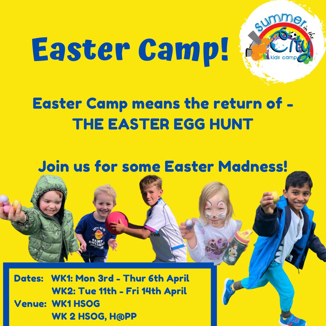 Easter Camp is quickly hopping around the corner which means…🐰🌈

the return of our ANNUAL EASTER EGG HUNT and more Easter madness🪺🐣

Get booked in using the booking form on our website! 💻

Link in our bio☀️