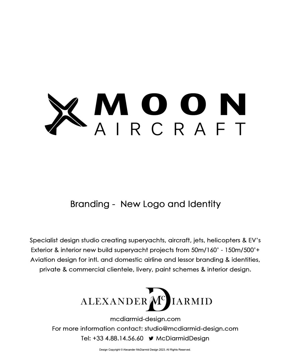 McDiarmidDesign's tweet photo. Brand identity | Moon Aircraft @moon_aircraft ๐ฉ๏ธ
#AviationDesign #brand #branding #livery #aviation #bolddesign #clarity #simpledesign #versatiledesign #brandframework #designconsultancy #logo #newlogo #visualidentity #aircraft #aviation #flying
studio@mcdiarmid-design.com https://t.co/WjmGL5jfWr