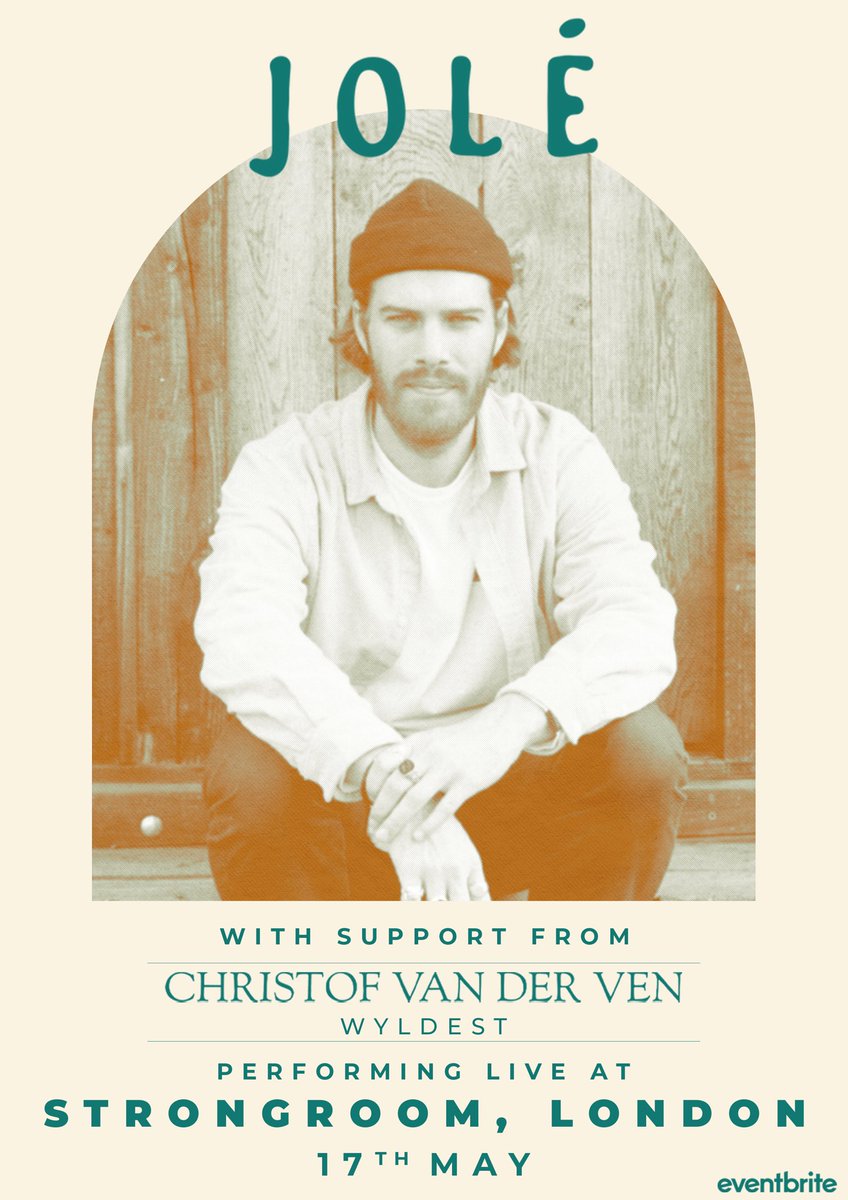 London! Very excited to be playing my first full band show on the 17th May at Strongroom Bar to celebrate the release of my EP ‘Let Go’. 

Support comes from my amazingly talented pals Christof van der Ven and <a href="/Wyldest/">Wyldest</a> 

Tickets here - bit.ly/3mY5fEz