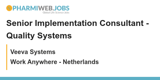 PharmaNews_Jobs's tweet image. Senior Implementation Consultant - Quality Systems - zpr.io/jEy9qLC7pN5u

Are you an experienced Senior Implementation Consultant with a passion for Quality Systems? We have the perfect job opportunity waiting for you! #JobOpportunity #QualitySystems #ImplementationCons