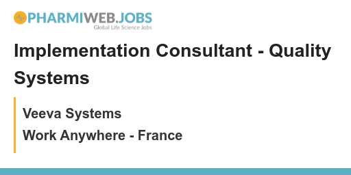 PharmaNews_Jobs's tweet image. Implementation Consultant - Quality Systems - zpr.io/CAxPaZZqgY7E

Been looking for a new opportunity in Quality Systems? We are hiring an Implementation Consultant! Apply now: pharmiweb.jobs/job/1579636/im… #implementation #consultant #qualitysystems
