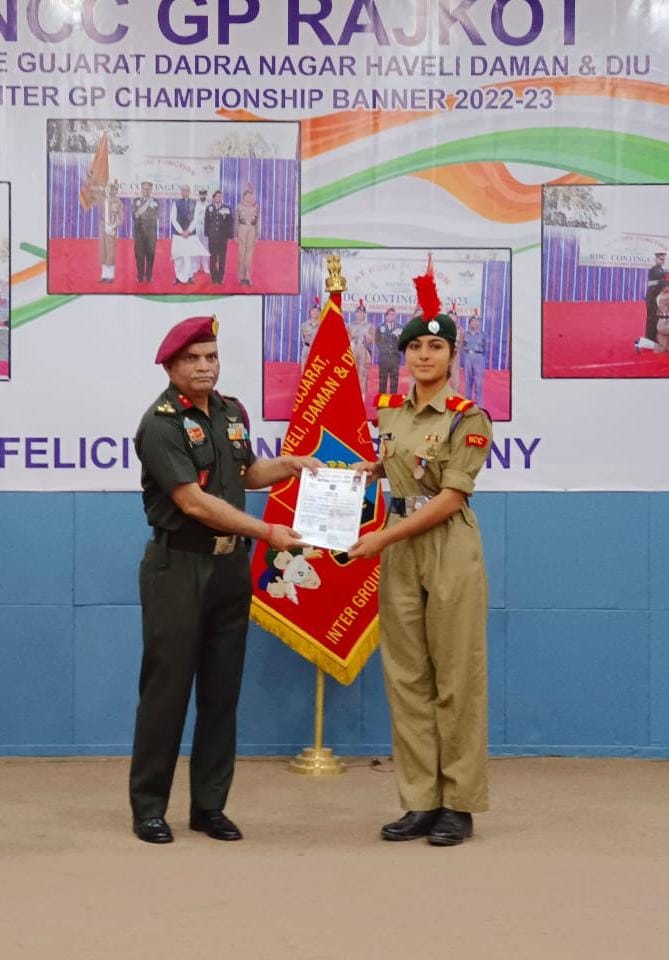 NCC_Dte_Gujarat's tweet photo. #FelicitationCeremony
To commemorate award of overall Guj Dte Championship Banner -2023 to Rajkot Gp on 04 Feb 23 79 x ANOs/PI Staff/Cdts were felicitated by Brig SN Tiwari, Gp Cdr, Rajkot on 16 Mar 23 at Rajkot.
@DefencePRO_Guj
@HQ_DG_NCC
@GovernorofGuj
@CMOGuj https://t.co/kT5NQtcx1e