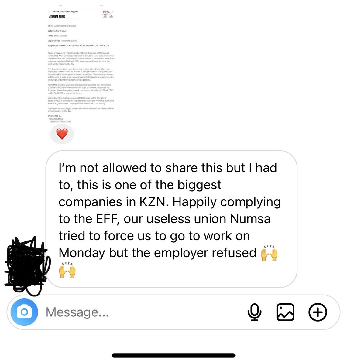 Julius Sello Malema tweet media
