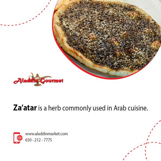 aladdingourmets's tweet photo. Za’atar is a herb commonly used in Arab cuisine. It is traditionally roasted and mixed with roasted sesame seeds, sumac and sea salt. Some variations of the Za’atar spice blend include cumin, coriander or fennel seeds.
#AladdinGourmetMarket #Zaatar #ZaatarSpiceBlend #ZaatarBread https://t.co/2Fb8amkAuz
