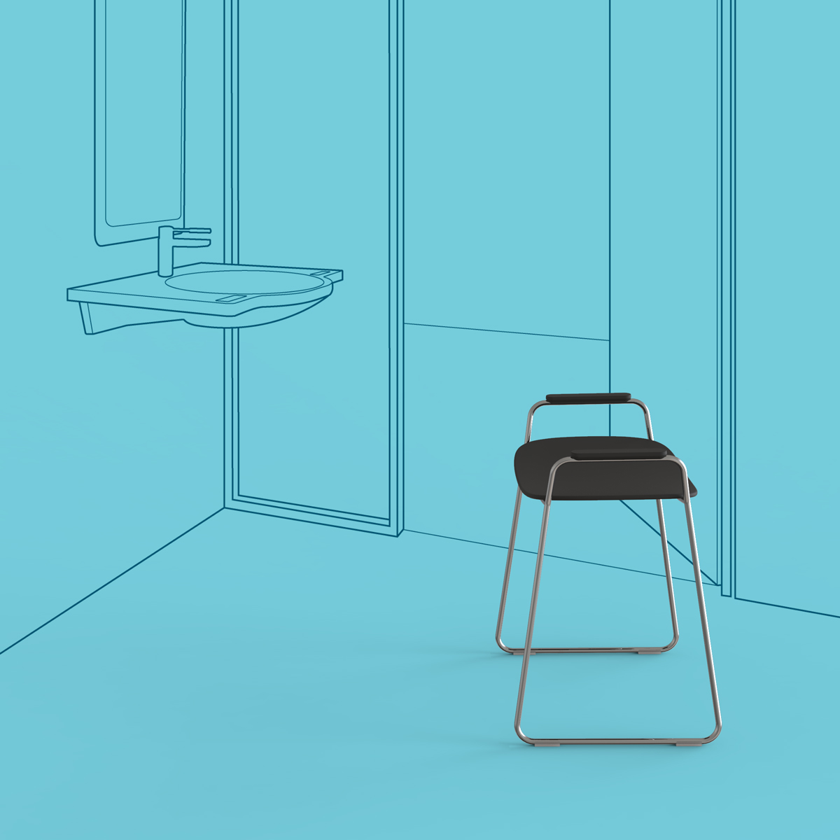 etage8's tweet photo. Prozessstudie  Duschhocker mit Armlehnen für @HEWI_de – Raumvisualisierung

#etage8 #design #designstudio #designpost #produktdesign #furnituredesign #visualization #designvisualization #rendering #rendering3d #bathroomdesign #hewi #minimaldesign  #productdesign #industrialdesign https://t.co/2yzsUuaaSF