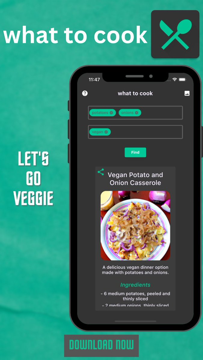 consoldev's tweet image. Satisfy your cravings with Vegan Potato and Onion Casserole from the What to Cook app! 🌱🥔🧅

iOS: i.mtr.cool/nwupuctlkg
Android: i.mtr.cool/itpmfkysty

#WhatToCook #VeganRecipes #VeganCasserole #FoodApp #PlantBasedMeals #DownloadNow