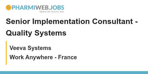 PharmaNews_Jobs's tweet image. Senior Implementation Consultant - Quality Systems - zpr.io/Yd3E93AbmFac

Are you a #SeniorImplementationConsultant? Do you have experience in Quality Systems? Join our team and help us ensure quality standards are met! #QualitySystems #JobOpportunity