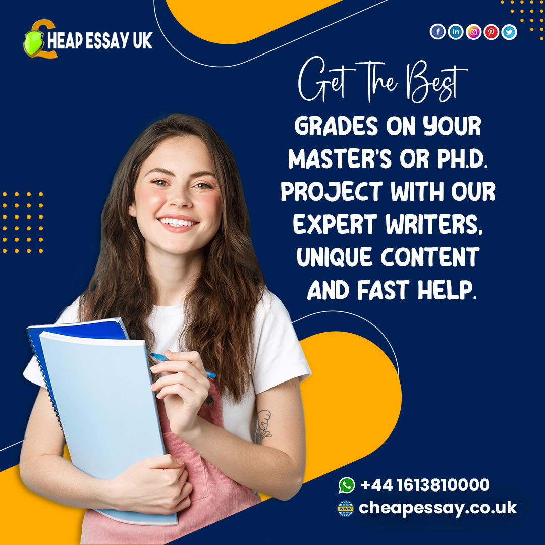 cheapessayuk's tweet image. Get The Best Grades On Your Master&apos;s Or Ph.D. Project With Our Expert Writers, Unique Content, And Fast Help. 
cheapessay.co.uk 
#BestAssignmentHelp #AssignmenWriterHelp #AssignmentHelpOnline #BestEssayWriter #CheapEssayWriter
