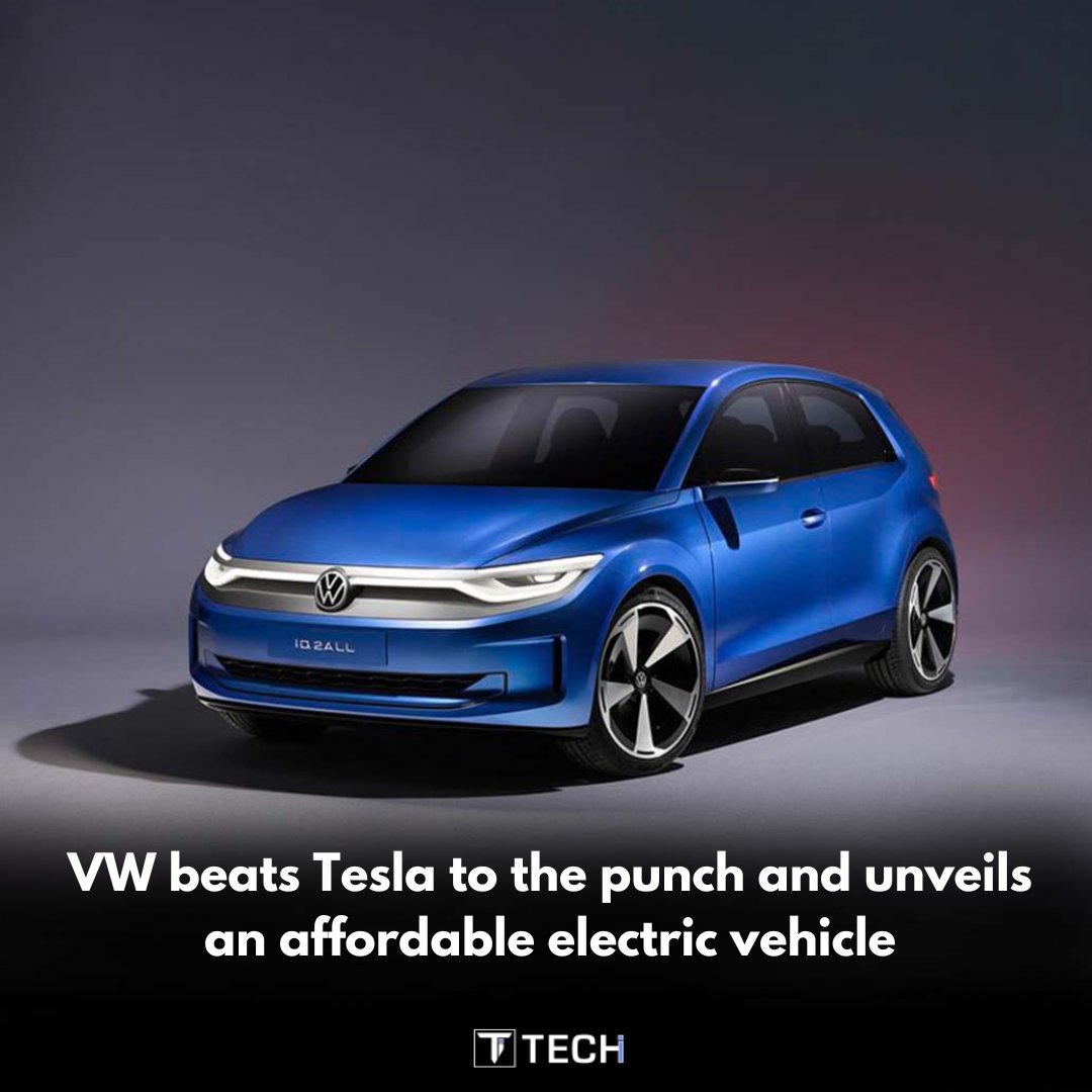 TechiHQ's tweet image. Once its available in market it can give serious competition to #Tesla because of cheap price of under 26k USD.

#Volkswagen