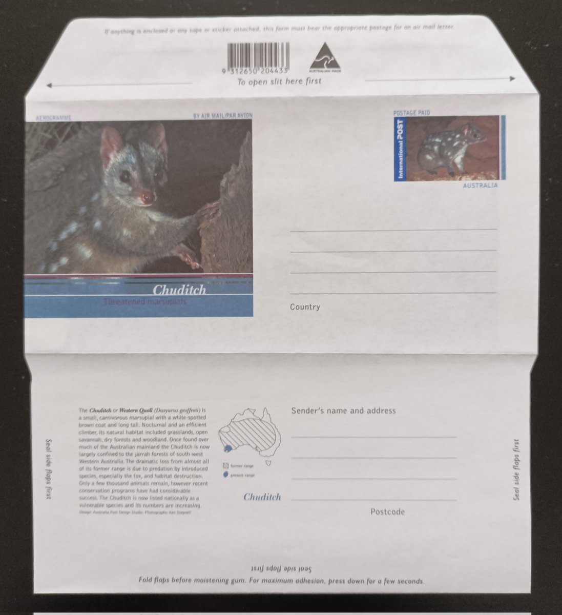 BirdsFDC's tweet photo. Australia
#aerogramme #wildlife #philately https://t.co/0Cjx49KJfD