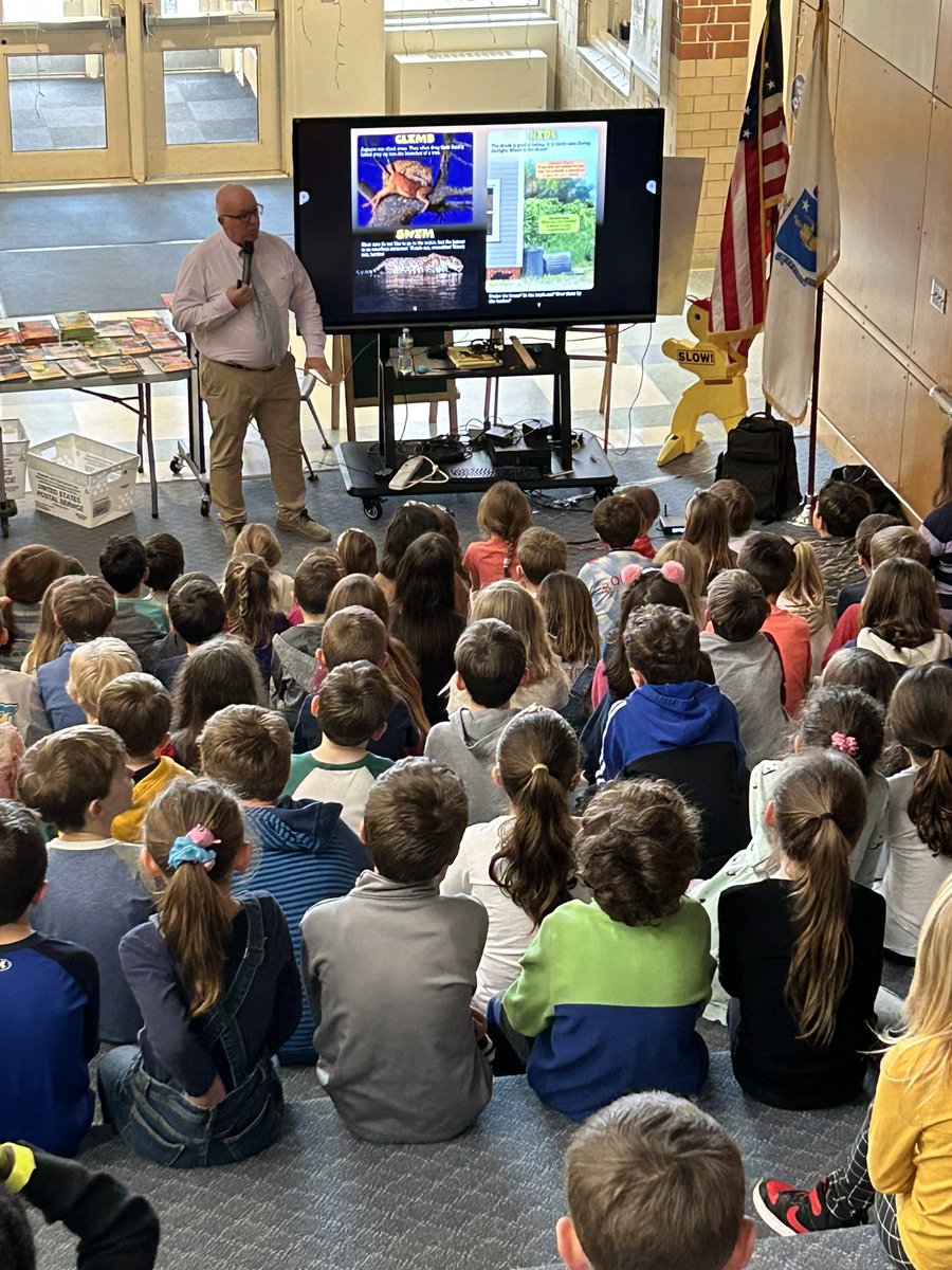 We had a great visit with famous children’s book author, Jerry Pallotta. Thank you PSO, you brought the joy of reading 📖 to us in a very special way! ❤️