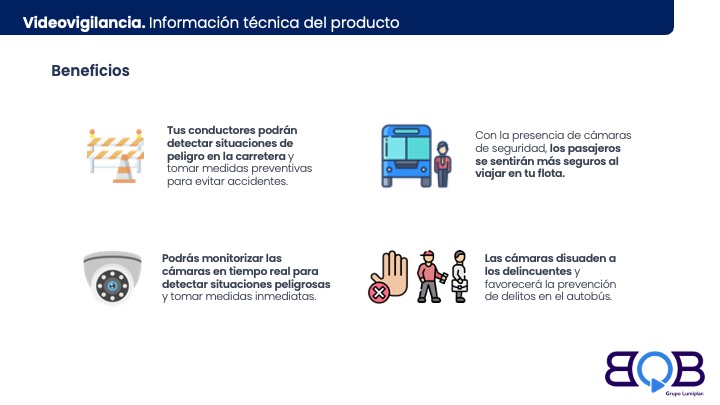 BQB_Technology's tweet photo. 🚦🎥 ¿Buscando #seguridad en tu flota de #autobuses de #TransportePúblico?

▶️ Nuestro sistema de #videovigilancia IP5000, basado en tecnología IP, será el complemento perfecto.

🏷️ Beneficios

✅ Conmutador PoE integrado
✅ Soportes extraíbles
✅ Software de gestión remota https://t.co/xM0niKSw1b