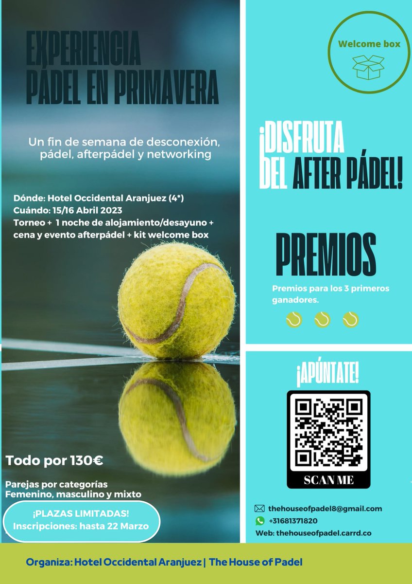 ISDIacc's tweet image. #TheHouseOfPadel, nuestro proyecto incubado de la V edición de #ISDIStart te ofrece el mejor plan si eres un #padel lover 🎾💕 ¡Plazas limitadas! Todavía te puedes apuntar hasta el 22 de marzo 👇
