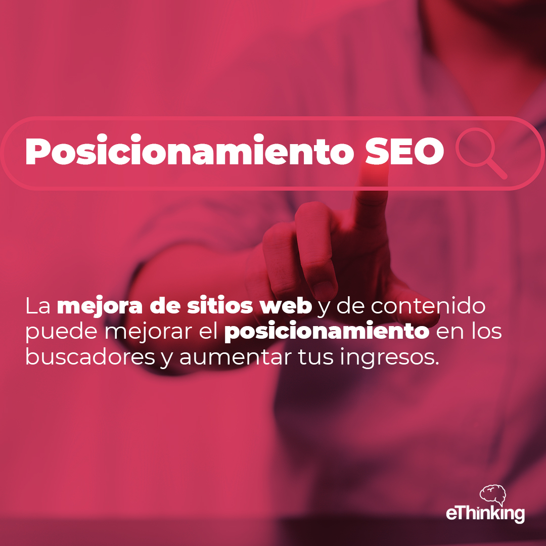 eThinkinges's tweet image. La optimización de tu sitio web y contenido a través del #SEO puede mejorar tu #posicionamiento en los buscadores y la #visibilidad de tu negocio ¡Llega a más clientes potenciales y aumenta tus ingresos! 

¡Mejora tu posicionamiento con nosotros! 👉 i.mtr.cool/ckznejkswf