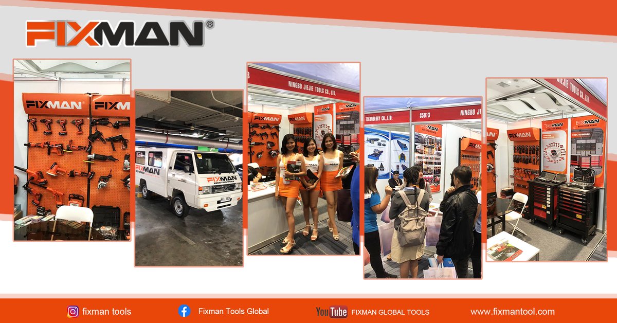 FixmanTool's tweet image. 🥳#Philippine #exhibition #WORLDBEX is underway!
🥰Today, there are still a lot of customers coming to our booth, thank you for your support and love to #FIXMAN~!
😉Welcome to come to booth S5013 and communicate with us!
#handtools #powertools #tools #hardware