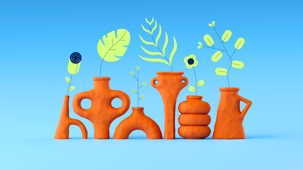 HelloStudioMilk's tweet image. Some funky friday pots that we would love to own! 

Scroll through to see a bit more of our process🥛