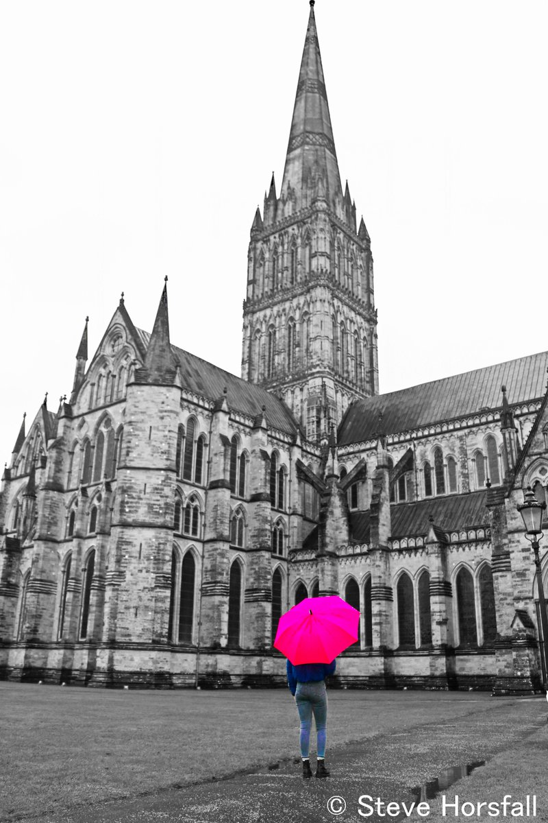 #Photograph of the Day 'A Rainy Day At Salisbury Cathedral ' Prints available at #Rebubble rb.gy/y9mam4 #fineartamerica rb.gy/ewfezf #PhotographyIsArt #Photography #Salisbury #England #Cathedral stevehorsfall.weebly.com/design.html