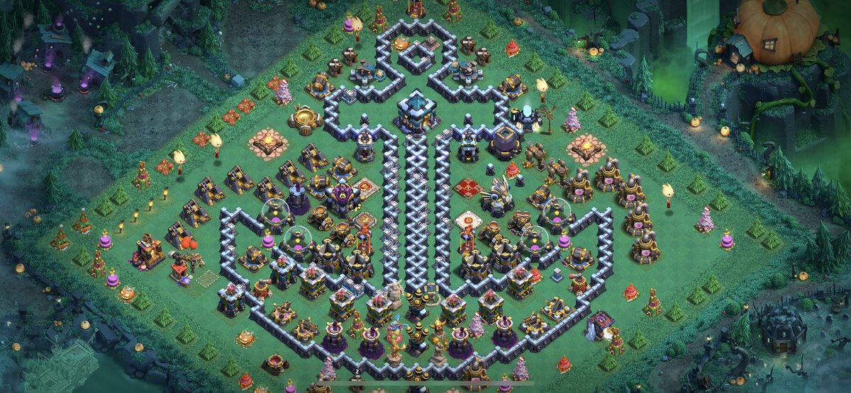 Blink_of_AnEye's tweet photo. #ClashOfClans #clashcon Holi special scenery ๐ itโs lit ๐@ClashofClans
Will this base layout get me banned ?? https://t.co/r0h4xXtVXC
