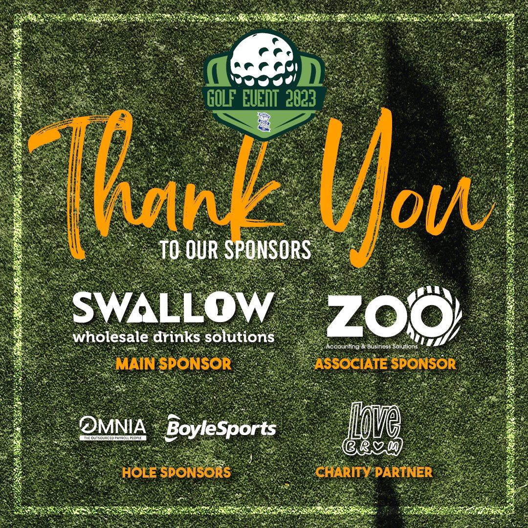 BCFC's tweet image. Thank you to all our sponsors ahead of next week&apos;s Marbella Golf Trip. 🙌⛳️