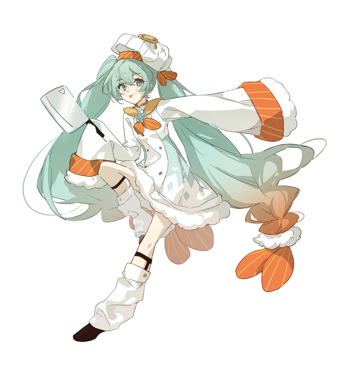 N_Light0408's tweet photo. 画了甘rice老师家的23雪miku！ #miku #illustration #初音未来 #初音ミクの日2023 #VOCALOID https://t.co/OGpgxVcohM
