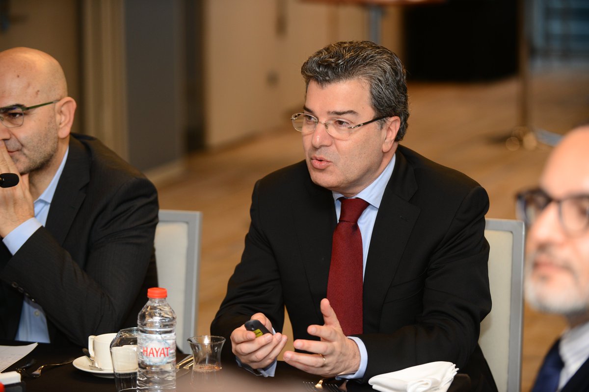 Bölge müdürümüz Juan Janjour etkinlikte risk uyum çözümlerimizden bahsetti ve “MDSap, finansal kurumlar için risk veri ambarı, yasal uyumluluk ve riskleri konsolide etmeye odaklanan entegre çözümler sunuyor. " dedi