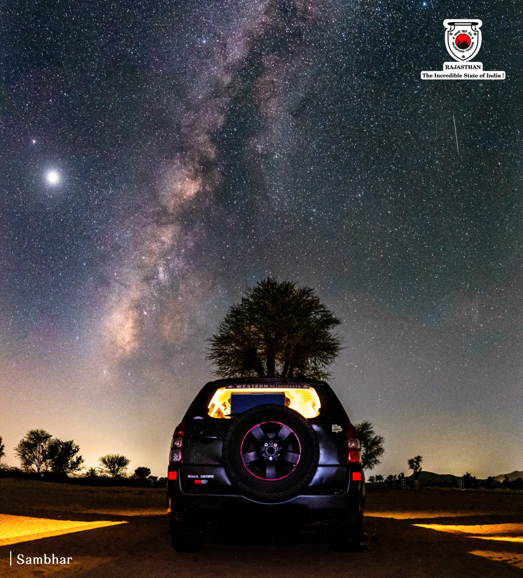 Sambhar is at its most beautiful at night when the serene silence of nature fill the air..!!
Experience Star Gazing activity during the Sambhar Festival..!!
February 17th-19th, 2023

#astrotourism #sambhar #travelrajasthan #padharomharedes #rajasthantourism #rajasthan