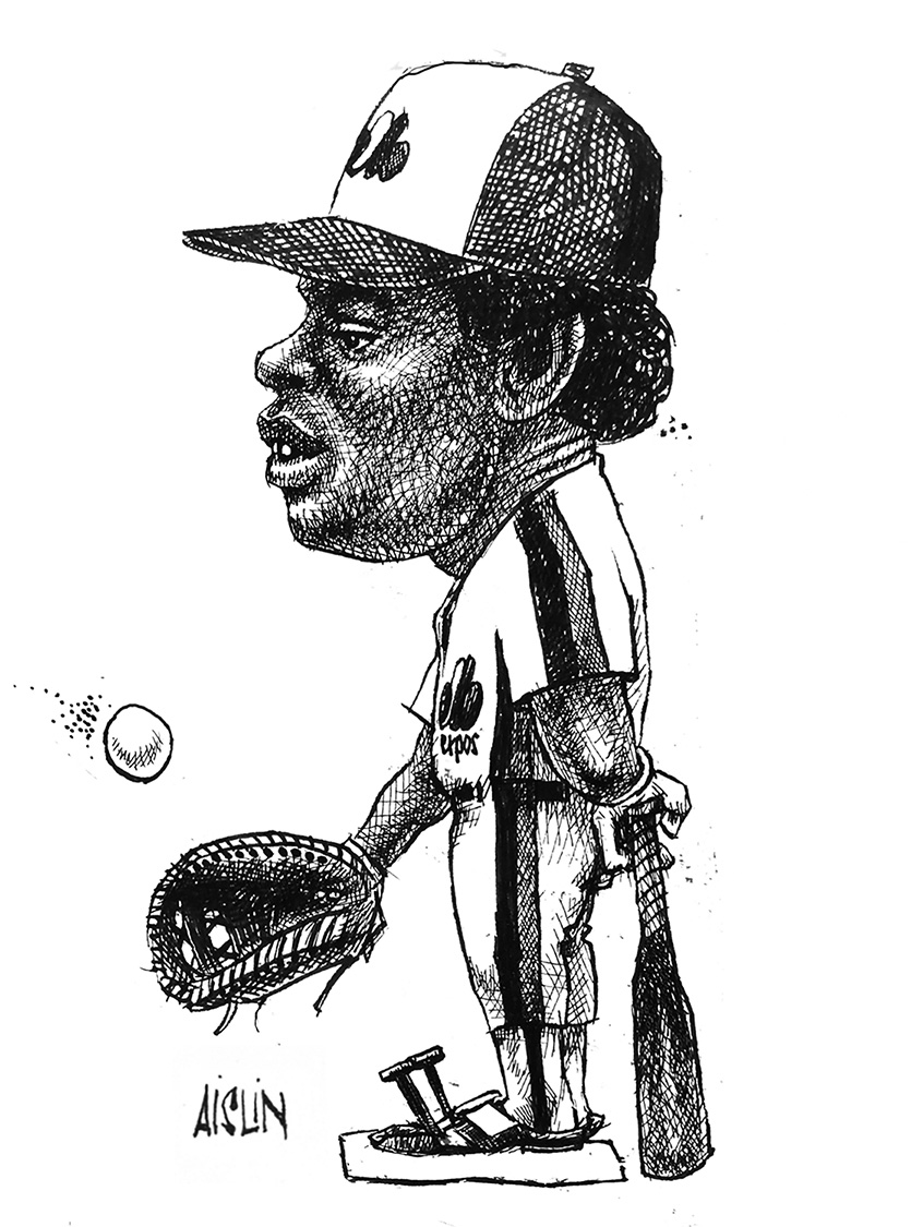 Working on my 54th book that'll be published next year: A CARTOONIST'S MEMOIR OF THE MONTREAL EXPOS. Filled with cartoons, photos and anecdotes about Nos Amours, of Warren Cromartie, one of my favourite players. If you have any interesting anecdotes, please send them along!