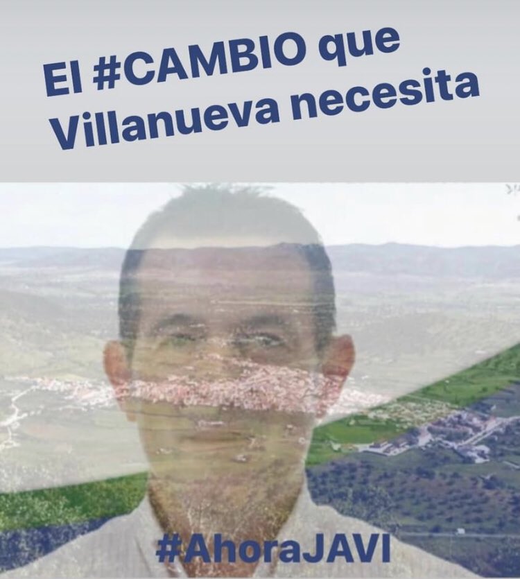 PPVvaDelRey's tweet photo. El #Cambio que #VillanuevaDelRey necesita #AhoraJAVI https://t.co/UAIVOSXZa1