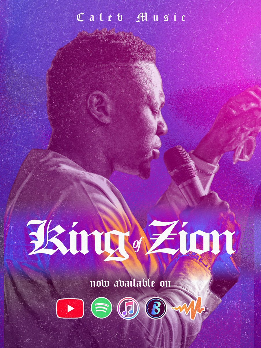 Out Now On All Streaming Platforms❤️🔥. 

Pray this blesses your heart🙏🏽

song.link/KingOfZion

#KingOfZion