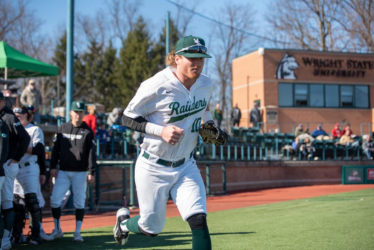 madness_WSU's tweet photo. Parker Harrison has recorded an extra-base hit and driven in a run in three consecutive games entering the weekend. The redshirt freshman is tied for second on the team with five doubles while ranking third in RBI (8) and OPS (1.057) 🐺⚾️ https://t.co/McBIKJ1Tqj