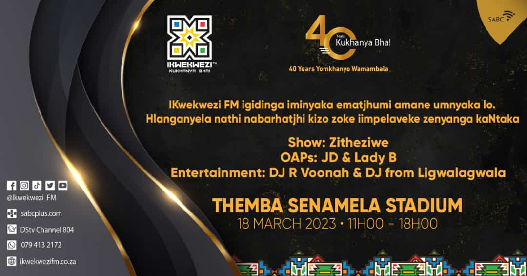 bussaimathebula's tweet photo. Ksasa eMiddleburg Themba Sinamela Stadium @Ikwekwezi_FM #40YearsYomkhanyo 
Kukhanya Bha ☀️ https://t.co/5BPv8UkYzB