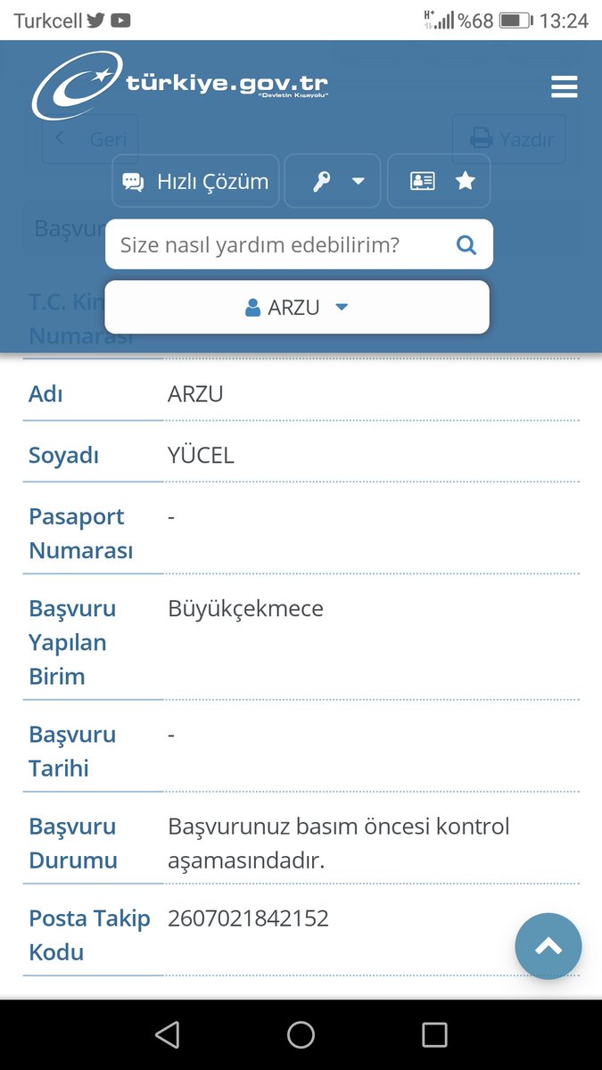 arzuycl's tweet photo. 29 Aralık 2022 tarihinde pasaport başvurusu yaptım, neredeyse 3 ay olmak üzere henüz pasaportum gelmedi. 199 arayarak ��özüm bulmaya çalıştım ama herhangi bir gelişme de olmadı. Vize için başvuru yapmam gerekiyor, lütfen pasaportumu artık gönderebilir misiniz @TCNufusDestek https://t.co/DPrKYLC6SX